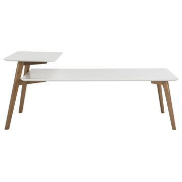 Francy 2 Tier Coffee Table White