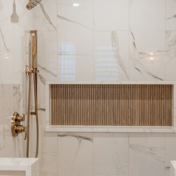 Modern Warm Bathroom Remodel | Boulder, Colorado