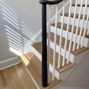 Project #142 | Transitional Staircase with Over-the-Post Balustrade