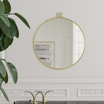 Foyer with Gio Ponti's Randaccio Mirror designed in 1925