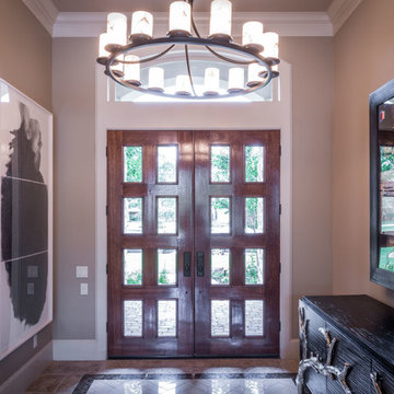 Entry | New Construction | Design & Build | Spring Valley | Houston, TX