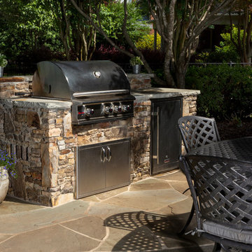 Bluestone Patio and Fireplace-Providence Country Club
