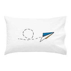 Oh, Susannah Paper Airplane Pillow Case - Products