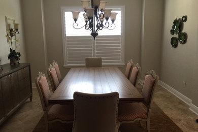 Inspiration for a traditional dining room in Orlando.