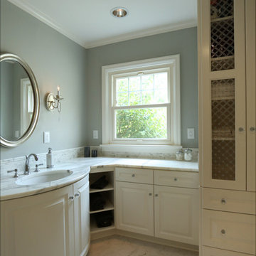 2015 spring. Bathrooms with Pacific NW Cabinetry