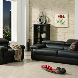 Savoy Brown Top Grain Leather Sofa Set - $6201.80 - Living Room Furniture Sets