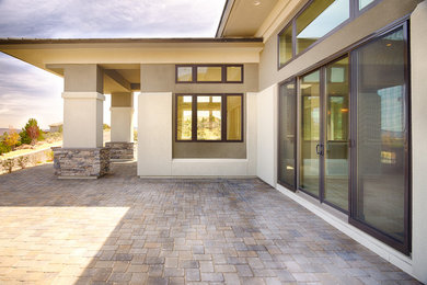 Inspiration for a modern exterior home remodel in Other