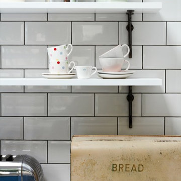 Industrial Kitchen With American Diner Feel