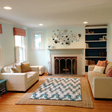 Custom Cornice and Pillow Project for Carla's Living Room