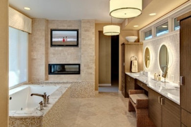 Bathroom - modern bathroom idea in New York