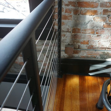 Shape Fitness Cable Wire Railing Job, Worthington, Ohio