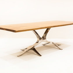 'Antler' design teak dining table - Dining Tables