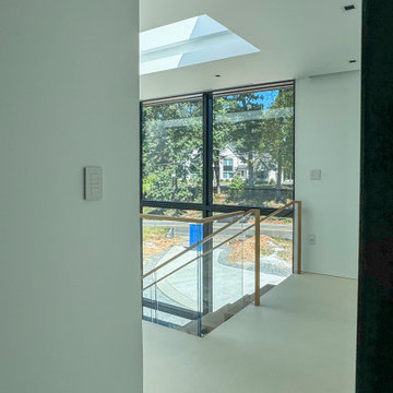 Project #126 | Contemporary Staircases with Integrated LEDs & Glass Railing