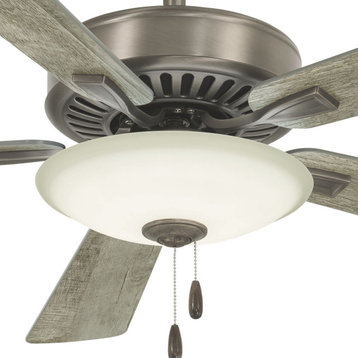 Minka Aire Contractor Uni-Pack LED 52" Ceiling Fan, Burnished Nickel