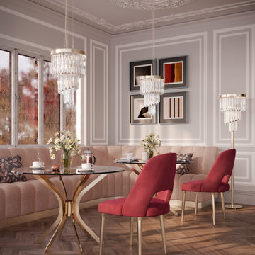 An Elegant French-Style Café
