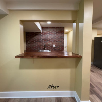 Basement Remodel for Adult Hangout