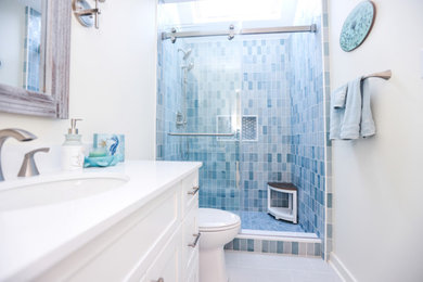 Bathroom - coastal bathroom idea in Philadelphia