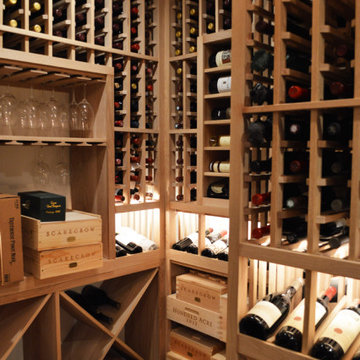 Custom Wooden Racking Design for Wines