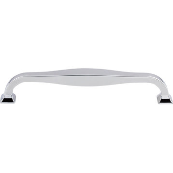 Top Knobs  - TK724PC - Contour Pull 6 5/16 Inch (c-c) - Polished Chrome