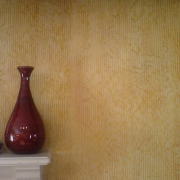 Faux finish with glaze