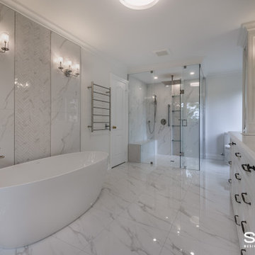 Ensuite and Shared Bathroom Renovation in Kleinburg