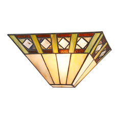 Giles 1-Light Mission Indoor Wall Sconce 12"