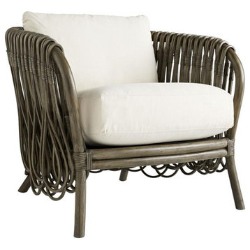 Lightwash Strata Chair, Gray Wash, Muslin, 30"H (5613 3JTU7)