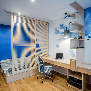Light-blue apartment