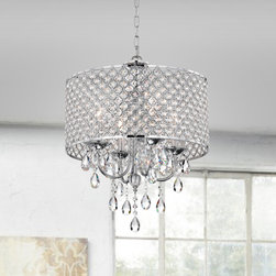 Aaryn 4-Light Drum Chandelier - Chandeliers