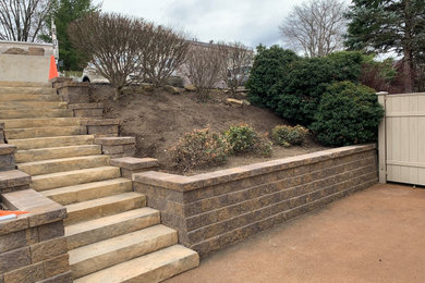 Retaining Wall and Stairs