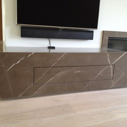 Natural stone fireplace - Indoor Fireplaces