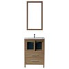 Alessandro Single Bathroom Vanity with Mirror