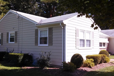 Inspiration for a timeless exterior home remodel in Providence