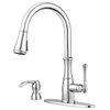 Pfister GT529-WH1 Wheaton 1.8 GPM Pull-Down Kitchen Faucet - Stainless Steel