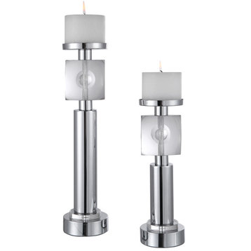 Kyrie Candleholders, Set of 2