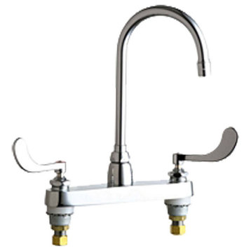 Chicago Faucets 1100-GN2AE35-317AB Hot and Cold Sink Faucet