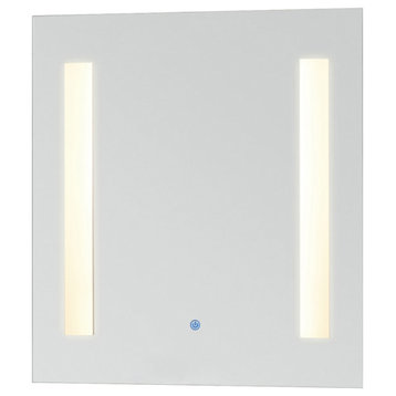 Peninsula LED Mirror, Adjustable Color Temp, With Light Bars