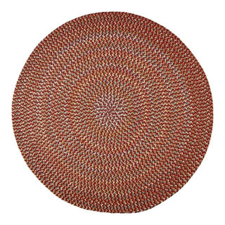 Rhody Rug Cypress Rug, Brilliant Red, 10' Round, 10' Round - Area Rugs ...
