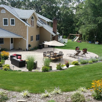 Backyard landscape design
