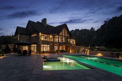 Inspiration for a pool remodel in Detroit