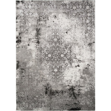 Everest Olympia Traditional Area Rug, Gray, 5'3"x7'3"