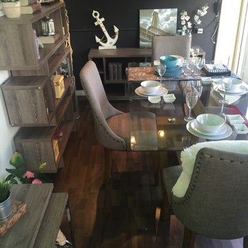 Mid-Century Inspired Dining Space
