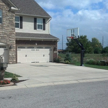 Meribeth Y's Pro Dunk Platinum Basketball System on a 35x25 in Avon, IN