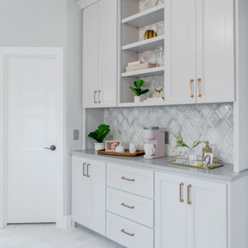 Elegant Master Bathroom Retreat and Coffee Bar!