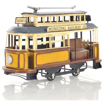 MUNICIPAL RAILWAY CABLE CAR Collectible Metal scale model Car