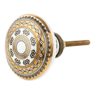 Cosmas 4950BAB Brushed Antique Brass Cabinet Knob