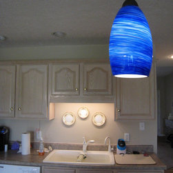 Small House in Winchester, IN - Pendant Lighting