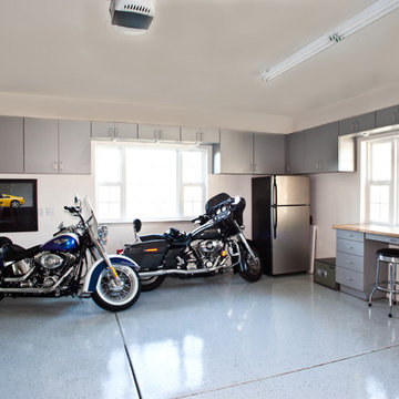 Garage Floor & Cabinet Remodel