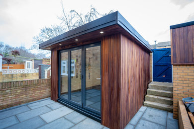 Traditional garden shed and building in London.
