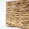 Boho Brown Woven Water Hyacinth Bone Shaped Storage Basket